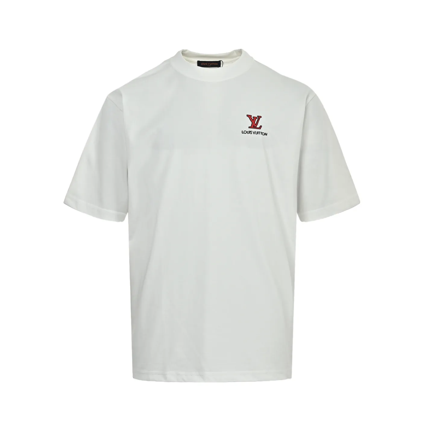 Louis Vuitton/Louis Vuitton 26ss embroidered presbyopic letter short sleeves